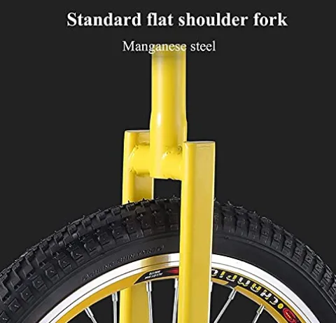 JINCAN 20-Inch Wheeled Unicycle Bicycle Outdoor Anti-Skid Tires Adjustable Saddle