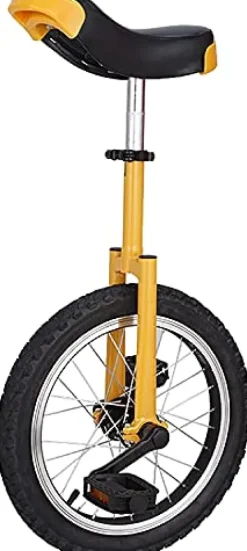 JINCAN Unicycles with Anti-Skid Pedals and Tires – Adjustable Release Saddles