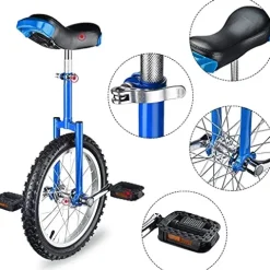 JINCAN Wheeled Unicycle with Anti-Skid Pedals 24inch