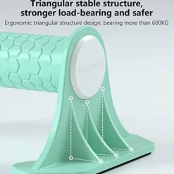 Joberio 2-in-1 Push Up Handles Ergonomic Non-Skid Cyan Blue