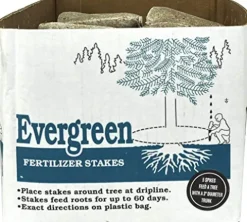 Jobe’s Organics Evergreen Tree Bulk Fertilizer Spikes, 160 Count, Brown