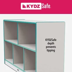 Jonti-Craft Rainbow Accents 4 Station Art Center Key Lime Green