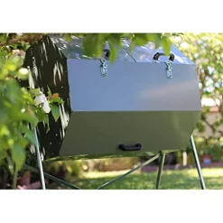 Jora Composters JK 400 High Capacity Rotating Compost Tumbler Green