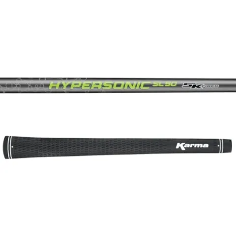 JUGGERNAUT Max Draw 10.5 Degree Right Handed Offset Golf Driver for Men Senior Flex Black