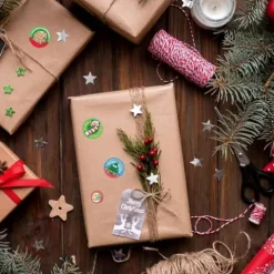 Just For Laughs Dr. Stinky’s Scratch N Sniff Christmas Stickers Set 4-Pack Multi