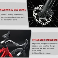 KABON Carbon Gravel Road Bike Black