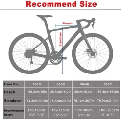 KABON Carbon Gravel Road Bike Black