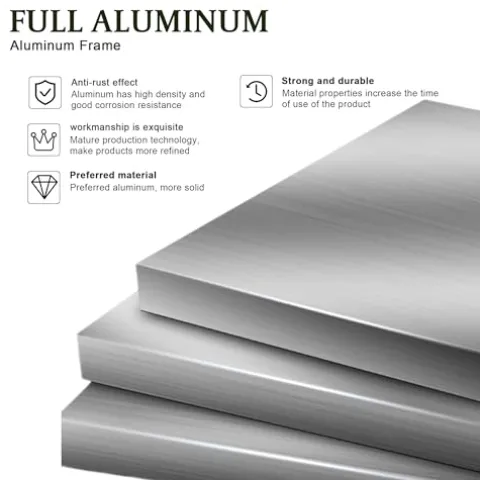 Kaimei 10x13FT Aluminum Pergola with Adjustable Louvered Roof Black