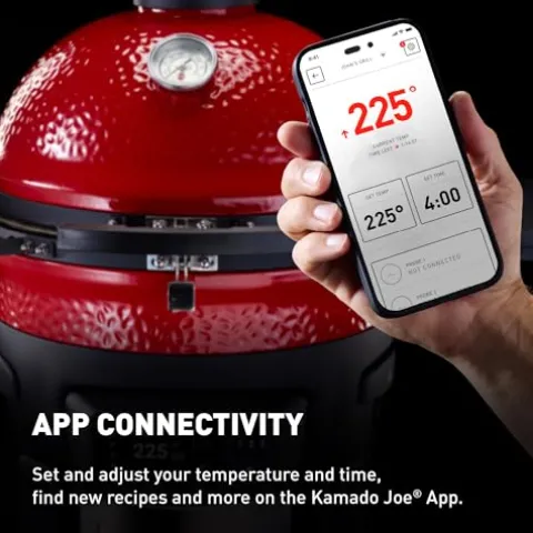 Kamado Joe 18-Inch Pellet Joe Grill and Smoker Red