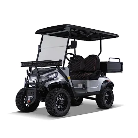 Kandi America Electric Cart 2 Passenger Silver