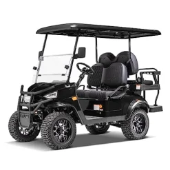 Kandi America Electric Cruiser for Adults 4 Passenger – 5,000-Watt Motor – Electric Cart – Heavy Duty Golf Cart – Matte Black