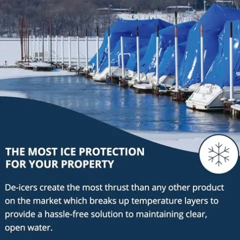 Kasco 1 HP Lake & Pond De-icer 120V Silver