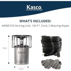 Kasco 1 HP Lake & Pond De-icer 120V with 150 Ft Electric Power Cord