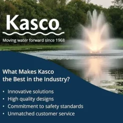 Kasco 1 HP Lake & Pond De-icer 120V with 150 Ft Electric Power Cord