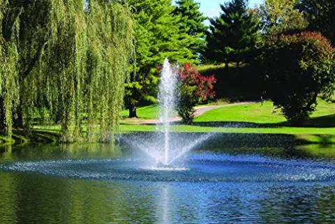 Kasco 1HP J Series Aerating Pond Fountain with LED Lights 120V
