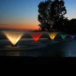 Kasco VFX Series 3/4 HP Aerating Pond Fountain with LED Lights 120V