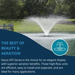Kasco VFX Series 1/2 HP Aerating Pond Fountain 120V