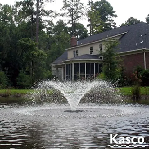 Kasco VFX Series 1/2 HP Aerating Pond Fountain White