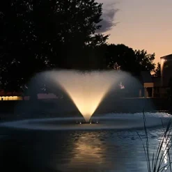 Kasco VFX Series Aerating Pond Fountain 1/2 HP 120V with LED Lighting Blue/White/Green