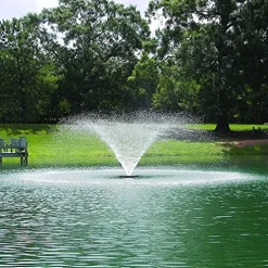 Kasco VFX Series Aerating Pond Fountain 1/2 HP 120V with LED Lighting Blue/White/Green