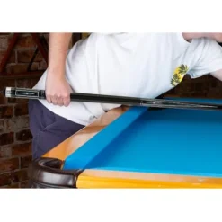 KATANA KAT16 Pool Cue Black with Blue & Grey Inlays 18oz