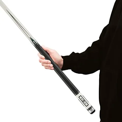 KATANA KAT15 Pool Cue White/Black with Green Designs 18oz