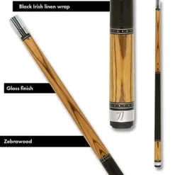 KATANA KAT18 Pool Cue Zebrawood