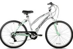KENT Pomona Dual Suspension Comfort Bike 26inch Mint Green/Silver