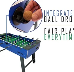 KETTLER Cavalier 2.0 Weatherproof Outdoor Foosball Table Blue