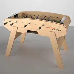 KETTLER René Pierre Competition Indoor Foosball Table Wood Grain