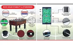 KICK Ambassador 55″ Foosball Table Wooden
