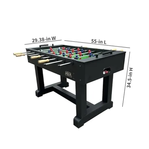 KICK Brigade 55″ Foosball Table Black