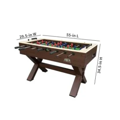KICK Constable 55″ Foosball Table Brown
