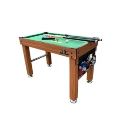 KICK Defender 48″ 10-in-1 Multi-Game Table (Brown) by KICK