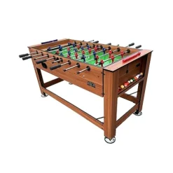 KICK Dyad 55″ 2-in-1 Multi Game Table Brown