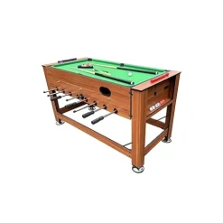 KICK Dyad 55″ 2-in-1 Multi Game Table Brown