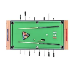 KICK Dyad 55″ 2-in-1 Multi Game Table Brown