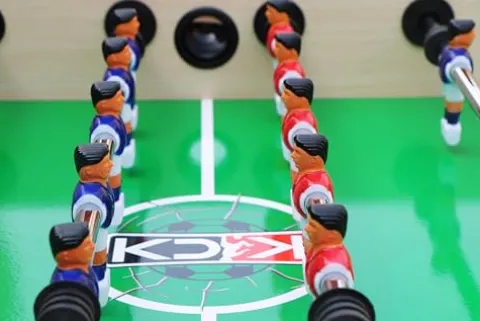 KICK Gemini 55″ Foosball Table Brown