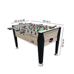 KICK Hades 55″ Foosball Table Brown