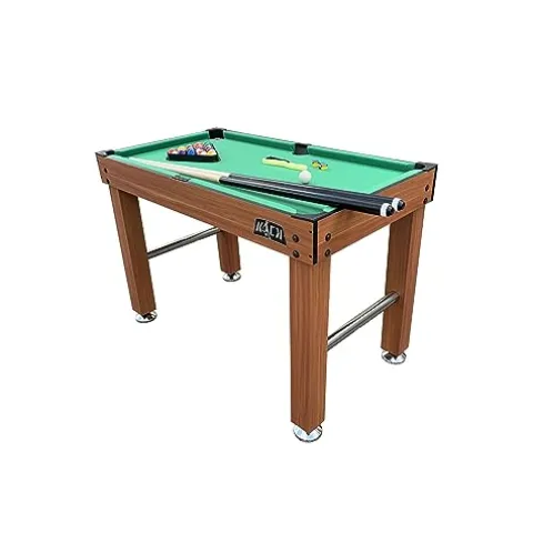 KICK Hexad 48″ 6-in-1 Multi Game Table Brown