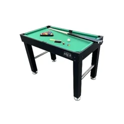 KICK Hexad 48″ 6-in-1 Multi Game Table Black