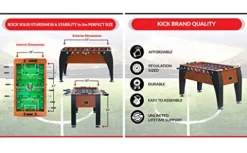 KICK Legend 55″ Foosball Table Original