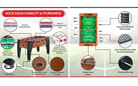 KICK Legend 55″ Foosball Table Original