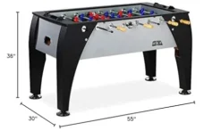 KICK Legend 55″ Foosball Table Gray