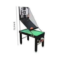 KICK Minotaur 48″ 5-in-1 Multi-Game Table Black