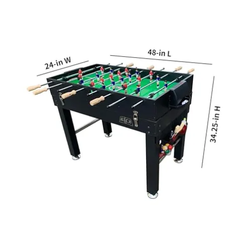 KICK Minotaur 48″ 5-in-1 Multi-Game Table Black