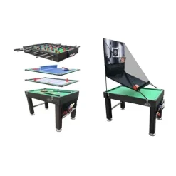 KICK Morpheus 55″ 5 in 1 Multi-Game Table Brown