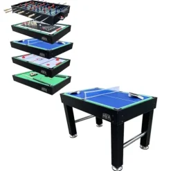 KICK Pentacle 55″ 5-in-1 Multi Game Table Black