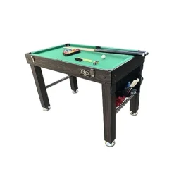 KICK Quad 48″ 4-in-1 Multi Game Table Brown