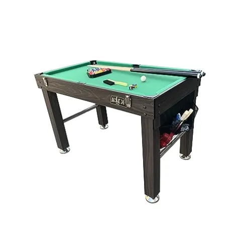 KICK Quad 48″ 4-in-1 Multi Game Table Brown